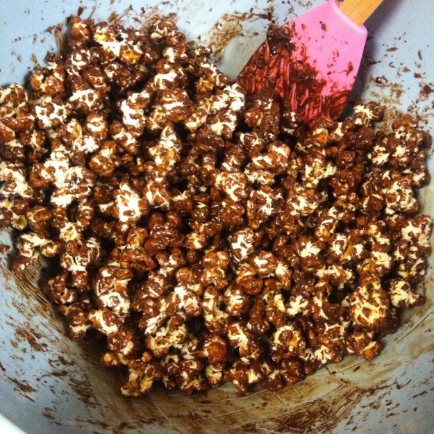 chocolate popcorn