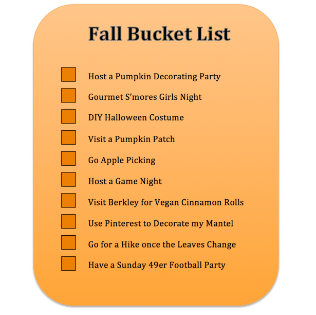 Fall Bucket List
