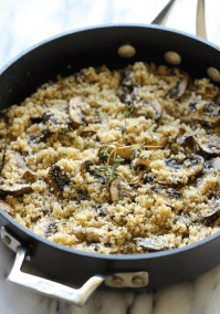 Garlic Mushroom Quinoa